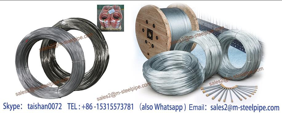 Best price hot dipped galvanized iron wire/steel wire factory