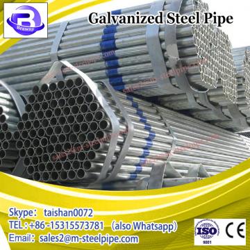diameter 26mm round pre galvanized steel pipe for steel structure engineering