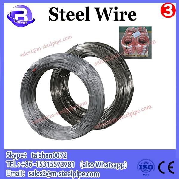 10 gauge galvanized hard drawn steel wire / cold drawn wire #3 image