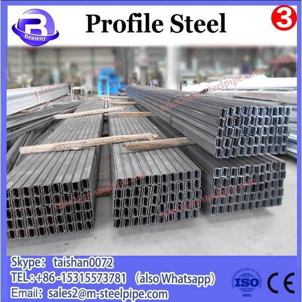 carbon welded raw tube steel profile pre galvanized ERW welding round pipe #1 image
